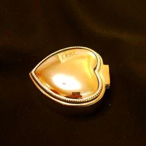 Gorgeous silver color trinket  jewelry box